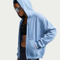 Hanorac damă Nike W Studio Fleece Medium Weight Work Blue/Sail, s.M imaginea #5 — magazin online Desire.md