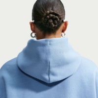 Hanorac damă Nike W Studio Fleece Medium Weight Work Blue/Sail, s.M imaginea #7 — magazin online Desire.md
