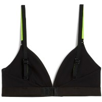 Sutien Puma Cotton Triangle Bralette 1P Black, s.M imaginea #2 — magazin online Desire.md