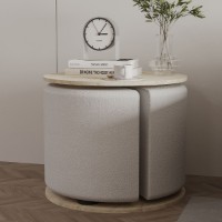 Masă de cafea + fotoliu moale Hanah Home Vexana Travertine imaginea #2 — magazin online Desire.md