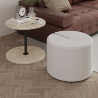 Masă de cafea + fotoliu moale Hanah Home Vexana Travertine imaginea #3 — magazin online Desire.md
