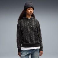 Hanorac damă Puma Snake Pack Printed Relaxed Puma Black, s.M