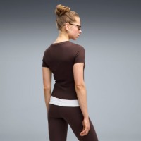 Tricou de dame Puma Wardrobe Ess Slim Chocolate Fondue, s.M imaginea #2 — magazin online Desire.md