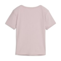 Tricou de dame Puma Ess Ribbed Slim Misty Pink, s.L imaginea #5 — magazin online Desire.md