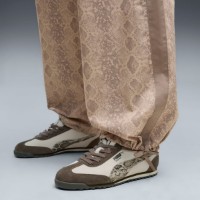 Pantaloni spotivi de dame Puma T7 Relaxed Snake Print Mouse Gray, s.L imaginea #4 — magazin online Desire.md