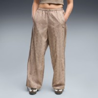 Pantaloni spotivi de dame Puma T7 Relaxed Snake Print Mouse Gray, s.M
