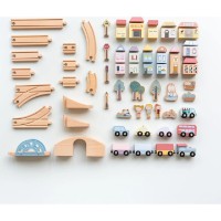 Drumul de joacă pentru copii Little Dutch Little Railway Collection (LD4487) imaginea #7 — magazin online Desire.md