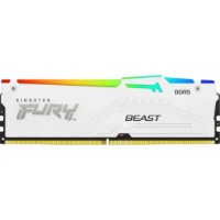 Оперативная память Kingston Fury Beast 16Gb DDR5-6000MHz White (KF560C36BWE2A-16)
