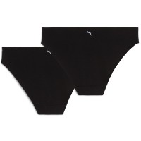 Женские трусы Puma Invisible Cotton Briefs 2P Black, s.M фото №2 — интернет-магазин Desire.md