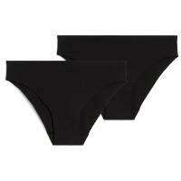 Сhiloţi dame Puma Invisible Cotton Briefs 2P Black, s.S