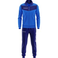 Мужской спортивный костюм Givova Visa Blue Royal/Navy Blue, s.M (TR018-0204)