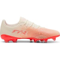 Ghete pentru fotbal Puma Future 9 Play Fg/Ag Sugared Almond/Puma White/Ultra Red/Black, s.44 imaginea #3 — magazin online Desire.md