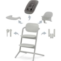 Scaun de masa Cybex Lemo 4in1 Suede Grey (521003215)