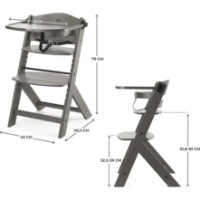 Scaun de masa Kinderkraft Enock Brown (KKKENOCBRWF0000) imaginea #3 — magazin online Desire.md