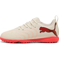 Ghete pentru fotbal Puma Future 9 Play Tt Jr Sugared Almond/Puma White/Ultra Red/Black, s.32.5 imaginea #2 — magazin online Desire.md