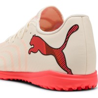 Ghete pentru fotbal Puma Future 9 Play Tt Sugared Almond/Puma White/Ultra Red/Black, s.40 imaginea #6 — magazin online Desire.md