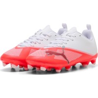 Ghete pentru fotbal Puma Ultra 7 Play Fg/Ag Jr Ultra Red/Puma Black/White, s.38.5 imaginea #1 — magazin online Desire.md