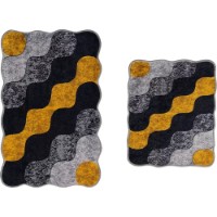 Covoraș de baie Trendy Circle 2pcs Yellow (GTR008782)