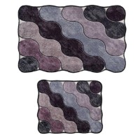 Covoraș de baie Trendy Circle Purple 2pcs (GTR008778)