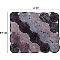 Covoraș de baie Trendy Circle Purple 2pcs (GTR008778) imaginea #4 — magazin online Desire.md