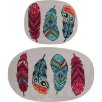 Covoraș de baie Trendy Feather 2pcs DJT (GTR008768)