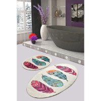 Covoraș de baie Trendy Feather 2pcs DJT (GTR008768) imaginea #3 — magazin online Desire.md