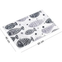 Covoraș de baie Trendy Fish DJT White (GTR008687) imaginea #2 — magazin online Desire.md