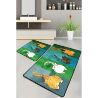 Covoraș de baie Trendy Gatto Carino 2pcs (GTR008774) imaginea #2 — magazin online Desire.md