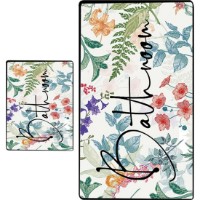 Covoraș de baie Trendy Green In Flower 2pcs (GTR0088678)