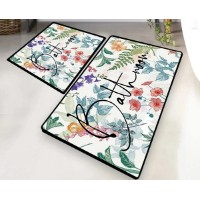 Covoraș de baie Trendy Green In Flower 2pcs (GTR0088678) imaginea #2 — magazin online Desire.md