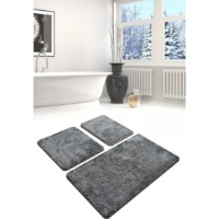 Коврик для ванной Trendy Havai 3pcs Fume (GTR008790) фото №2 — интернет-магазин Desire.md