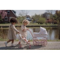 Коляска для кукол Little Dutch Pink (LD4586) фото №4 — интернет-магазин Desire.md