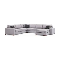 Canapea de colț Atelier Del Sofa Lena Corner Light Grey imaginea #3 — magazin online Desire.md