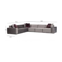 Canapea de colț Atelier Del Sofa Lego Corner 1 imaginea #10 — magazin online Desire.md