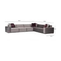 Canapea de colț Atelier Del Sofa Lego Corner 2 imaginea #10 — magazin online Desire.md