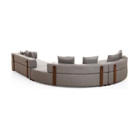 Canapea de colț Atelier Del Sofa Gondol-4 Grey imaginea #3 — magazin online Desire.md