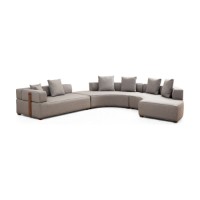 Canapea de colț Atelier Del Sofa Gondol-4 Grey imaginea #2 — magazin online Desire.md