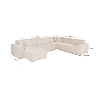 Canapea de colț Atelier Del Sofa Puzzle Corner Beige imaginea #17 — magazin online Desire.md