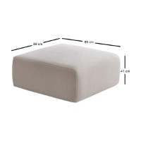 Fotoliu moale Atelier Del Sofa Yolo White imaginea #6 — magazin online Desire.md