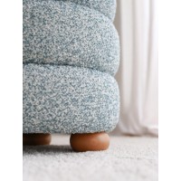 Fotoliu moale Atelier Del Sofa Boumy Wood Blue imaginea #4 — magazin online Desire.md