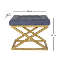 Пуф Atelier Del Sofa Capraz Gold фото №2 — интернет-магазин Desire.md