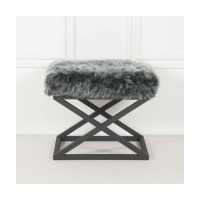 Fotoliu moale Atelier Del Sofa Capraz Plush Black Grey