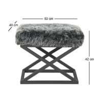 Fotoliu moale Atelier Del Sofa Capraz Plush Black Grey imaginea #3 — magazin online Desire.md
