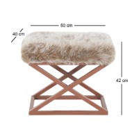 Пуф Atelier Del Sofa Capraz Plush Copper фото №3 — интернет-магазин Desire.md