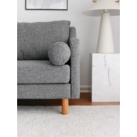 Диван Atelier Del Sofa Nordi 3 Seater Wood Grey фото №3 — интернет-магазин Desire.md