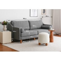 Диван Atelier Del Sofa Nordi 3 Seater Wood Grey фото №10 — интернет-магазин Desire.md