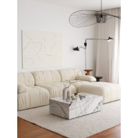 Canapea de colț Atelier Del Sofa Soli Corner White