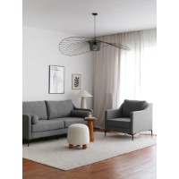 Диван Atelier Del Sofa Nordi 3 Seater Metal Grey