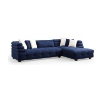 Canapea de colț Atelier Del Sofa Boston Right Night Blue imaginea #3 — magazin online Desire.md