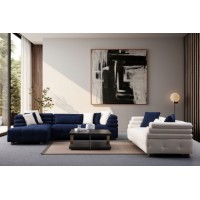 Canapea de colț Atelier Del Sofa Boston Left Night Blue
